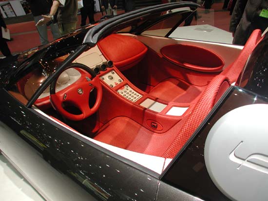Picture by Gerrit van Goossen. Alfa Romeo concept. Geneva Show 2001.